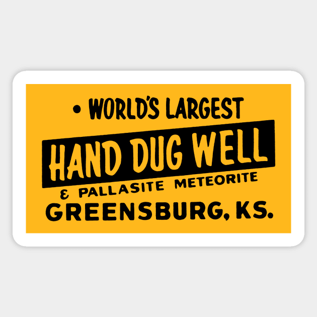 World's Largest Hand Dug Well Sticker by Greensburg: Before the Tornado